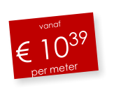 vanaf € 1039 per meter