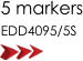 5 markers EDD4095/5S
