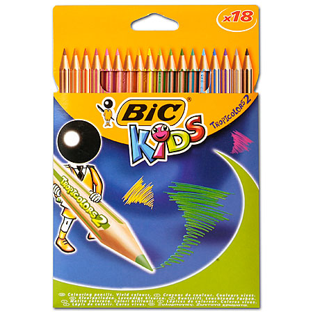 crayons de couleur bic kids