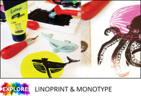 11 linoprint monotype