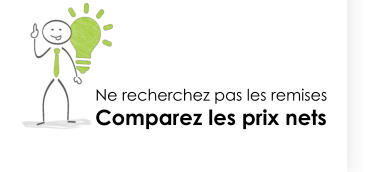 Ne recherchez pas les remises Comparez les prix nets
