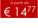 à partir de € 1477