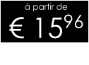 à partir de € 1596