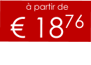à partir de € 1876
