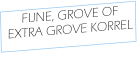 FIJNE, GROVE OF  EXTRA GROVE KORREL