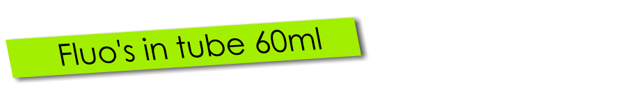 Fluo's in tube 60ml