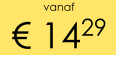 vanaf € 1429