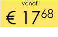 vanaf € 1768