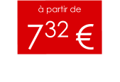 à partir de 732 €