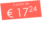 à partir de € 1724