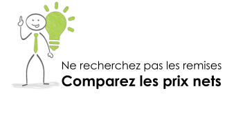 Ne recherchez pas les remises Comparez les prix nets