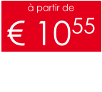à partir de € 1055