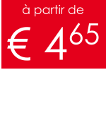 à partir de € 465