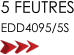 5 FEUTRES EDD4095/5S