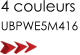4 couleurs  UBPWE5M416