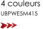 4 couleurs  UBPWE5M415