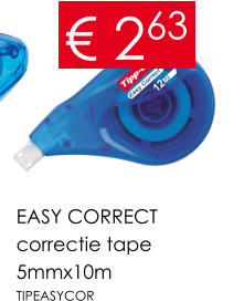 € 263 EASY CORRECT correctie tape 5mmx10m  TIPEASYCOR