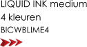 LIQUID INK medium 4 kleuren BICWBLIME4