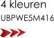 4 kleuren  UBPWE5M416