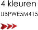 4 kleuren UBPWE5M415