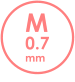 M 0.7 mm