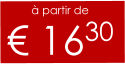 à partir de € 1630