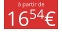 à partir de 1654€