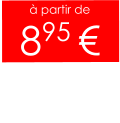 à partir de 895 €