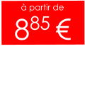 à partir de 885 €