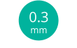 0.3 mm