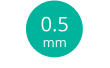 0.5 mm