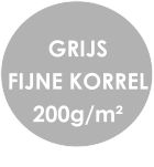 grijs fijne korrel 200g/m²