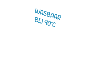 wasbaar  bij 40°C