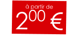 200 € à partir de