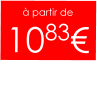 à partir de  1083€