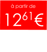 à partir de  1261€