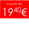 à partir de  1940€