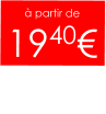 à partir de  1940€