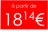 à partir de  1814€