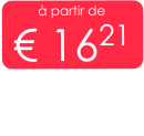 à partir de € 1621