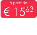 à partir de € 1563
