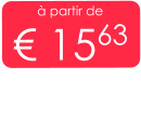 à partir de € 1563