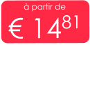 à partir de € 1481