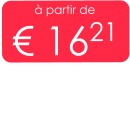 à partir de € 1621