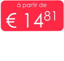 à partir de € 1481