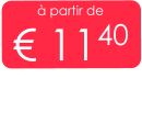 à partir de € 1140