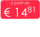 à partir de € 1481
