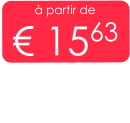 à partir de € 1563