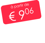 à partir de € 906
