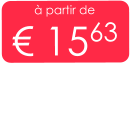 à partir de € 1563